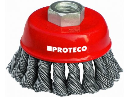 Kartáč hrnkový copánkový 80mm x M14x2 Fe 0,5mm (10.233-P080)