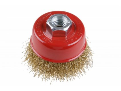 Festa 21906 Kartáč hrnkový 150mm x M14 , drát 0,3mm pomosazený