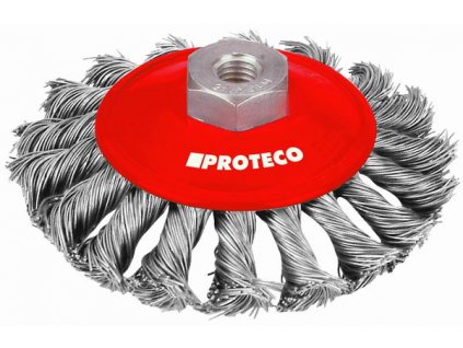 Kartáč miskový copánkový 100mm x M14x2 Fe 0,5mm (10.234-100)