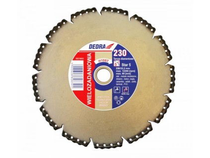 Dedra H1087 Kotouč diamantový 230x22.2mm Vacum Braze
