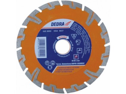 Dedra H1245 Diamantový řezný kotouč 180x22,2mm supersegment