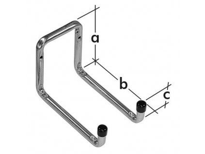Hák dvojitý typu U - H2U 220
