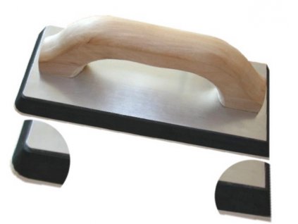 Hladítko pryž bílá 250x100 mm (104241)