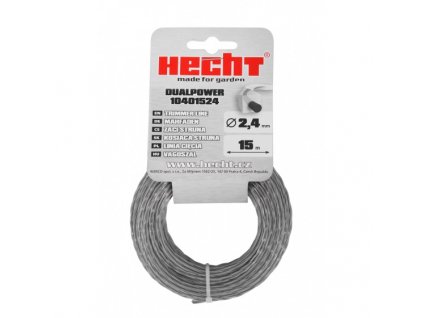 HECHT 10401524 - struna čtvercová 2,4 mm x 15 m