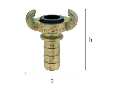 Hadicová rychlospojka vzduchová Js 13 mm