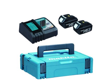 Makita 197952-5 sada Li-ion LXT 18V 2xBL1830B + nabíječka DC18RC+ Makpac