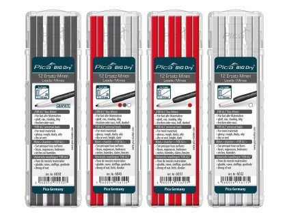 Pica | Tuhy na většinu materiálů pro tesařskou tužku