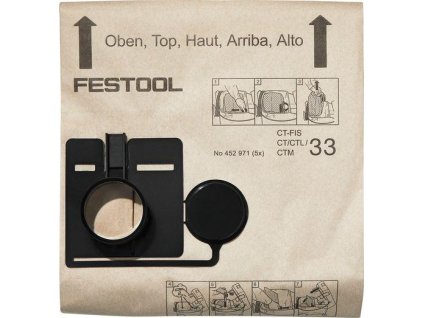 Festool | Filtrační vak FIS-CT 33 - 5x