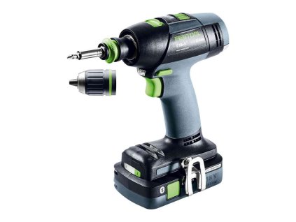 Festool - Akumulátorový vrtací šroubovák T 18+3 HPC 4,0 I-Plus