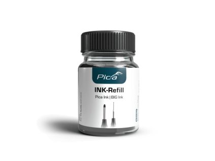 Pica | Inkoust v sadě pro plnění fixů Pica Ink a Pica Big Ink - černý