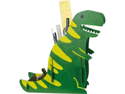 Pebaro | Dřevěný stojánek na tužky ve tvaru dinosaura