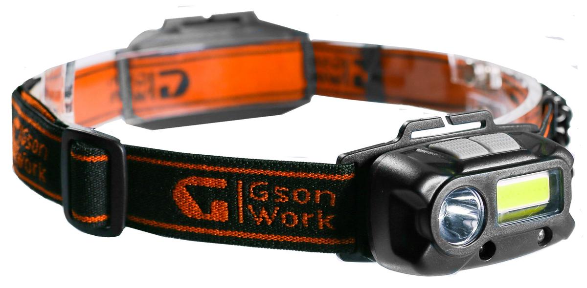 GSON - LED  svítilna - čelovka XPE