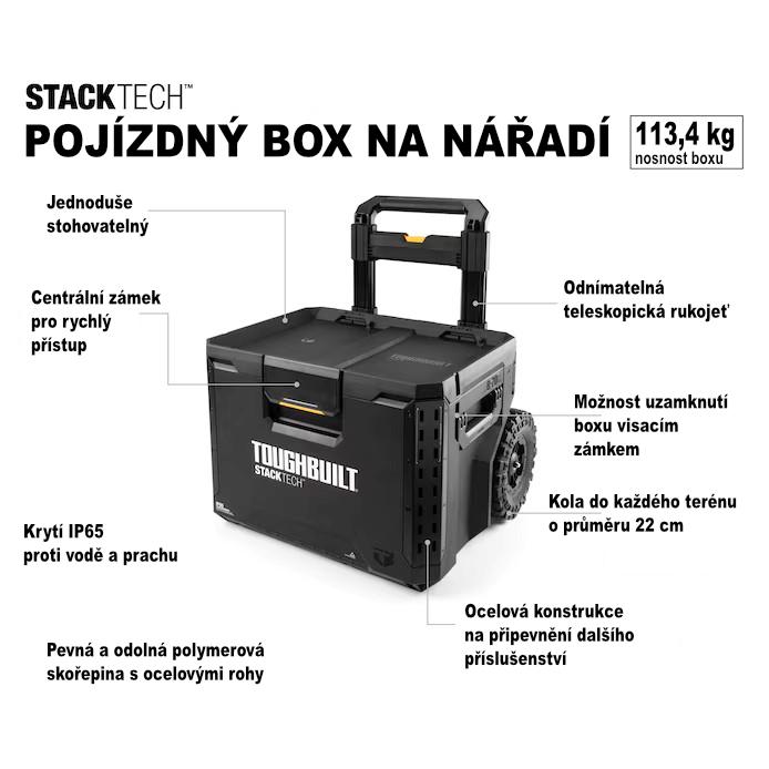 Toughbuilt | StackTech® - pojízdný box na nářadí