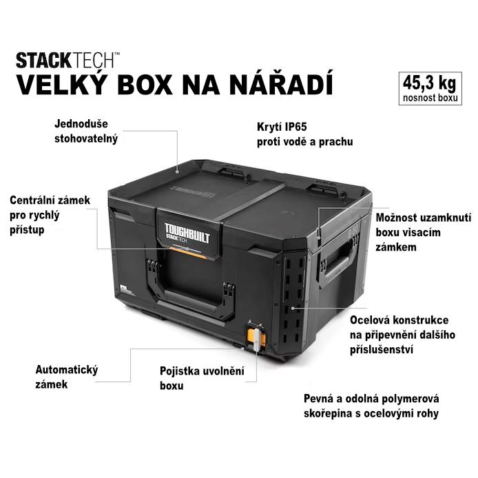 Toughbuilt | StackTech® - velký box na nářadí