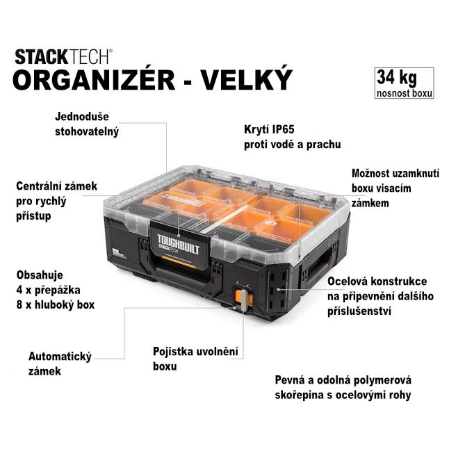 Toughbuilt | StackTech® - organizer velký