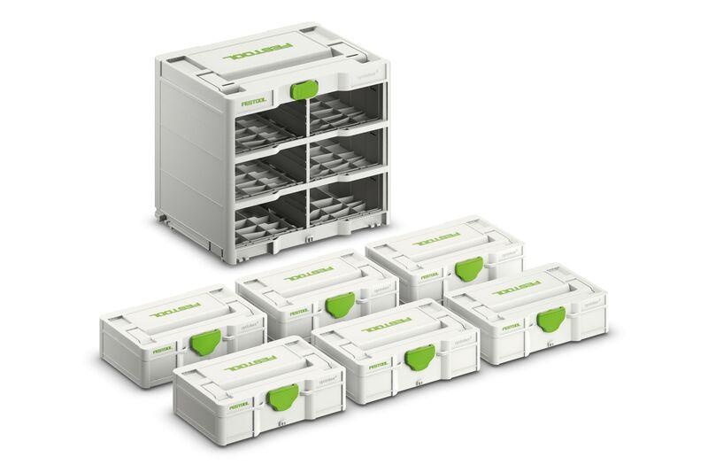 Festool - Systainer3 Rack SYS3-RK/6 M 337-Set