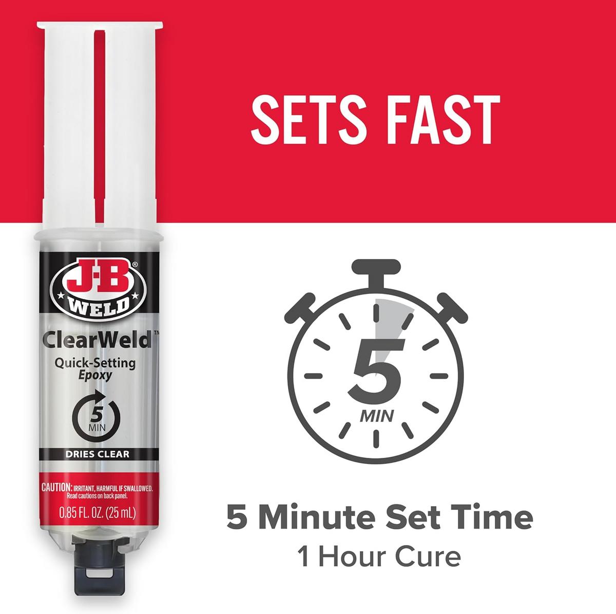 J-B Weld | ClearWeld™ rychleschnoucí univerzální lepidlo