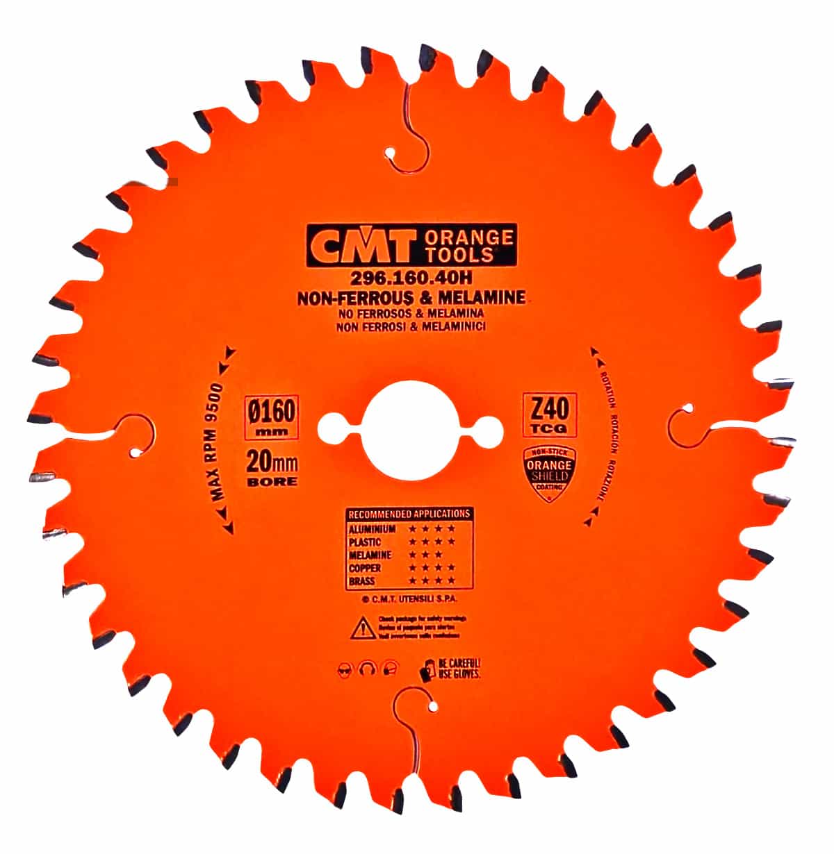 CMT | Pilový kotouč na neželezné kovy a lamino ø160/20mm 56z TFZ/TCG