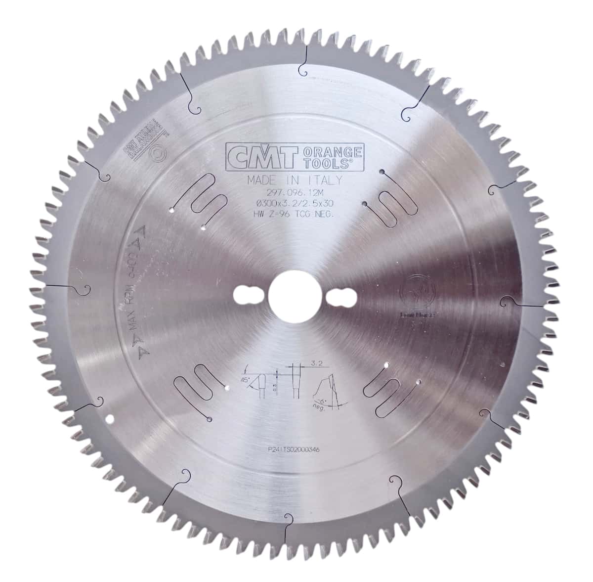 CMT | Pilový kotouč na lamino, plast a neželezné kovy ø 300/30 mm Z96 TCG