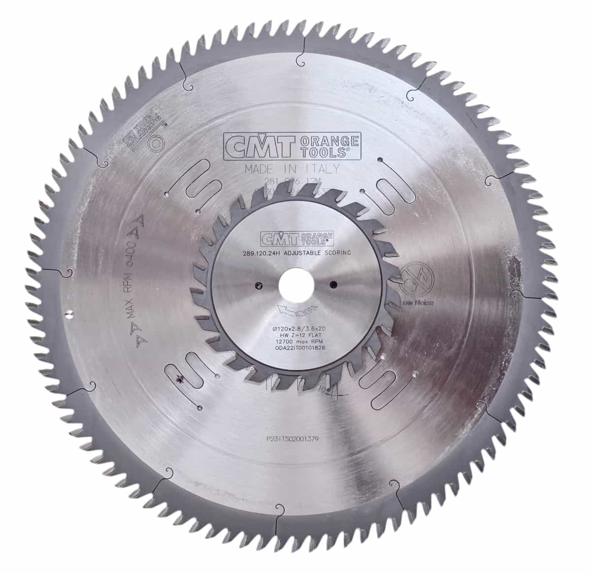 CMT | Sada kotoučů na lamino ø 300/30 mm Z96 TCG/TFZ + ø 120 mm Z24 Flat