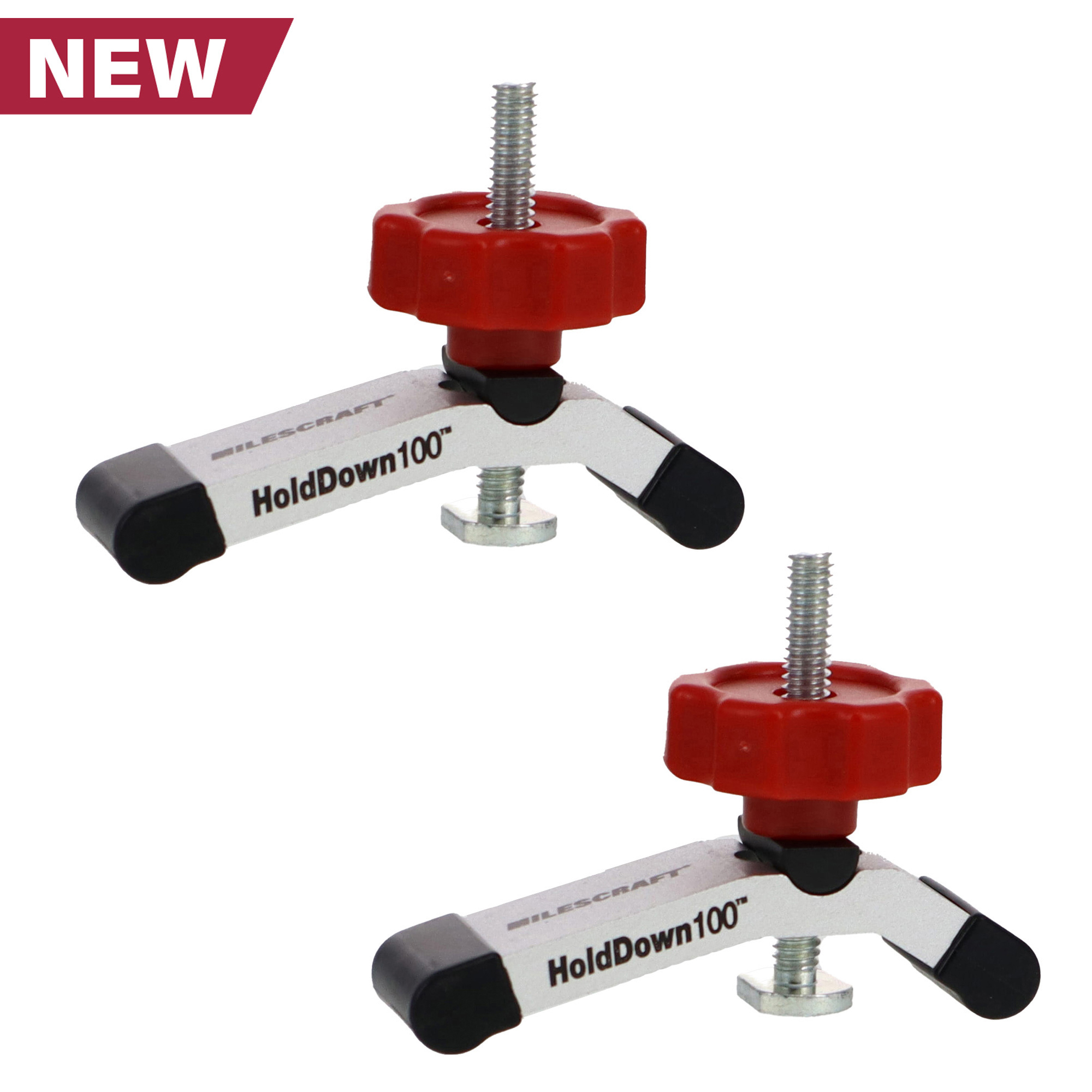 Milescraft | HoldDown100™ svěrka do vodicích lišt s T profilem 2ks