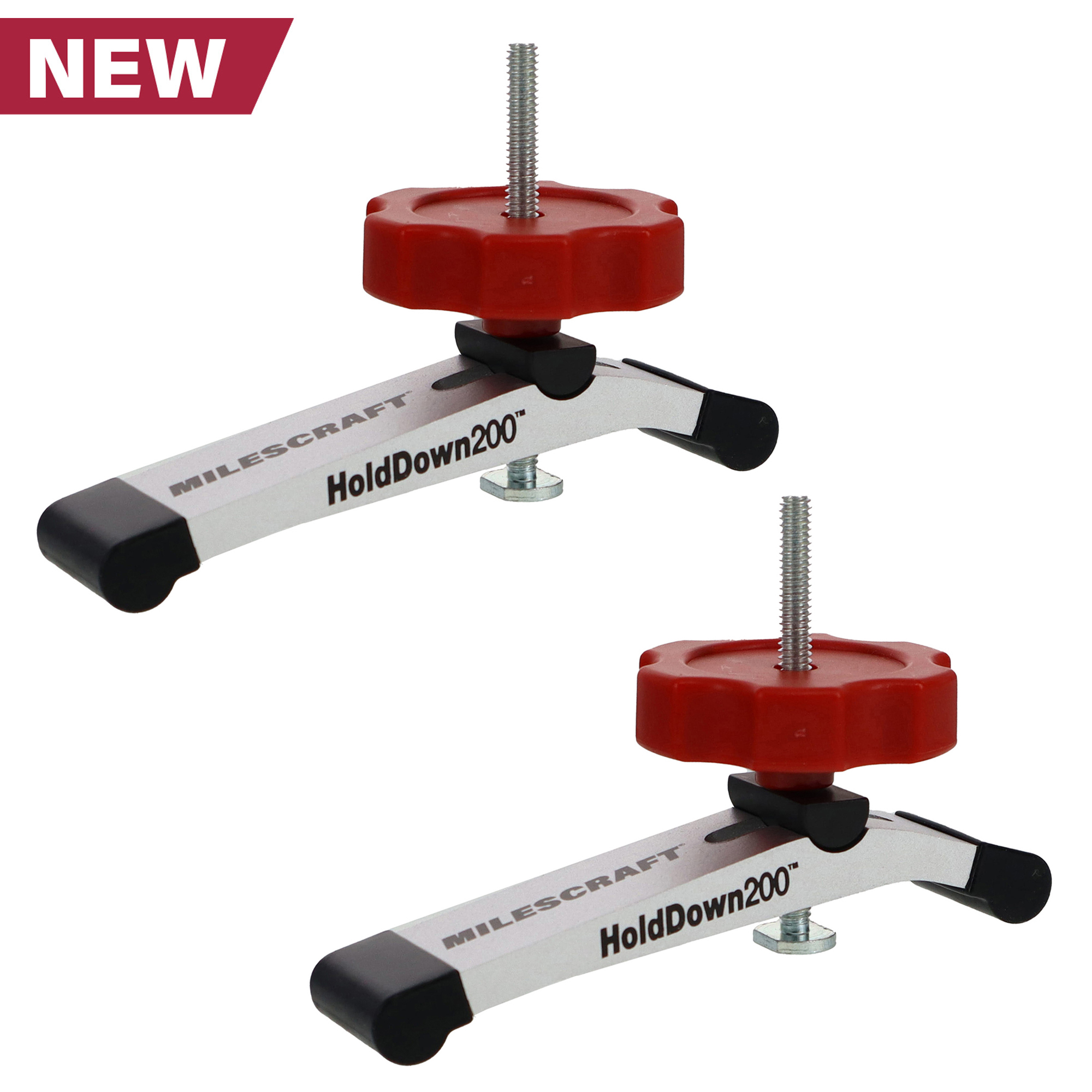 Milescraft | HoldDown200™ svěrka do vodicích lišt s T profilem 2ks