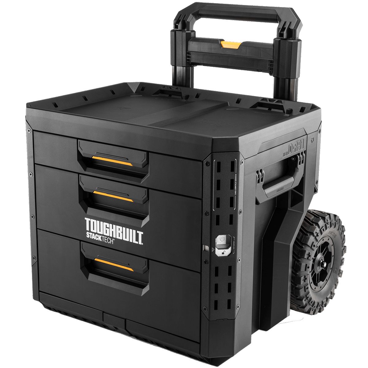 ToughBuilt | StackTech® – pojízdný box na nářadí se 3× zásuvkami