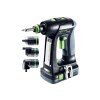 Festool | Akumulátorový vrtací šroubovák C 18 HPC 4,0 I-Set s nástavci
