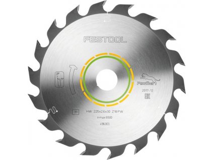 Festool Pilový kotouč do okružních pil WOOD RIP CUT HW 225x2,6x30 PW18 496303
