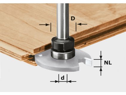 Festool Frézovací vřeteno S8 1,5-5 KL16 499803