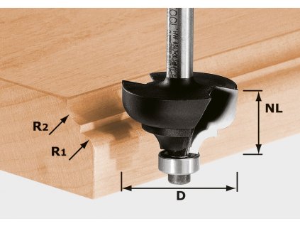 Festool Multiprofilová fréza HW S8 D36,7/R6/R6 491031