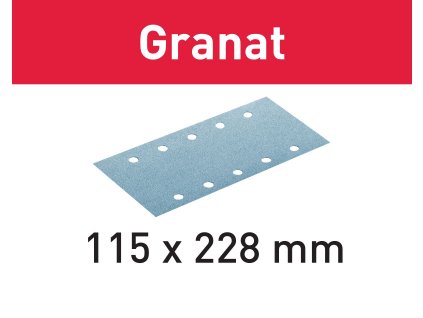 Brusný papír STF 115X228 P320 GR/100 Granat