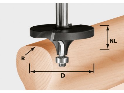 Festool Zaoblovací fréza HW R16/D64/26 S12 492710