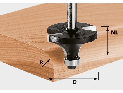 Festool Zaoblovací fréza HW S8 D38,1/R12,7 KL 491016