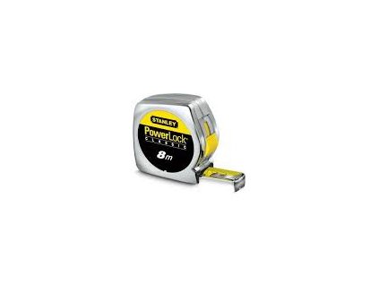 STANLEY 0-33-198 8-metr PowerLock s plastovým ABS pouzdrem