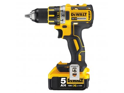 DCD790P2 DeWALT bezuhlíková vrtačka 18V XR Li-ion 5,0Ah
