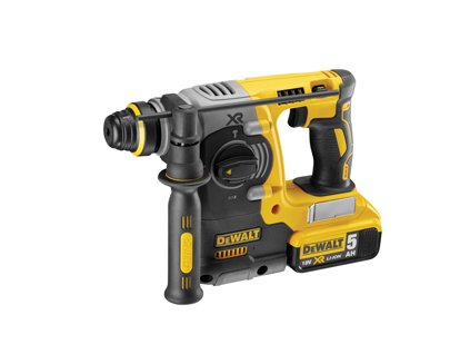 DeWALT DCH273P2 AKU 18V bezuhlíkové kombinované kladivo SDS Plus 5,0Ah Li-Ion
