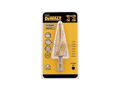 DT5030 DeWALT stupňovitý vrták 14 - 25 mm