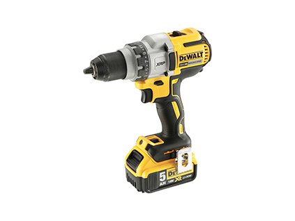 DCD991P2 DeWALT 3-rychlostní bezuhlíková vrtačka 18V XRP 2x 5,0Ah