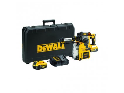 DeWALT DCH275P2 AKU 18V bezuhlíkové kombinované kladivo SDS Plus 2x 5,0Ah Li-Ion s odsáváním