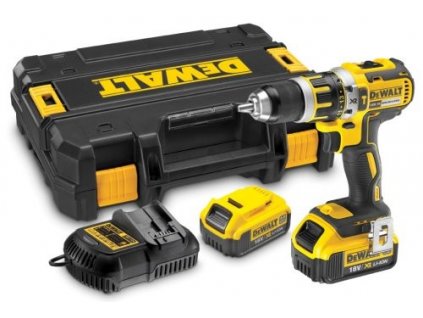 DCD795M2 DeWALT bezuhlíková příklepová vrtačka 18V XR Li-Ion 2 x 4,0Ah