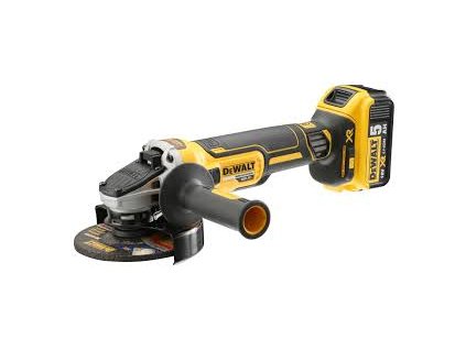 DCG405P2 DeWALT AKU bezuhlíková úhlová bruska XR 18V 2x 5,0Ah v kufru TSTAK