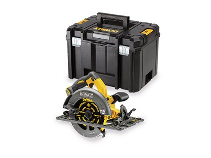 DCS576NT DeWALT FLEXVOLT AKU kotoučová pila 54V XR bez akumulátorů v kufru TSTAK