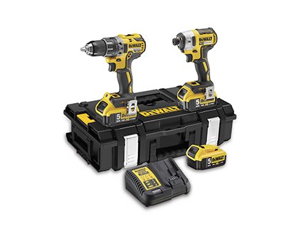 DeWALT DCK266P3 18V sada aku nářadí XR Li-Ion DCD796 + DCF887 3x 5,0Ah