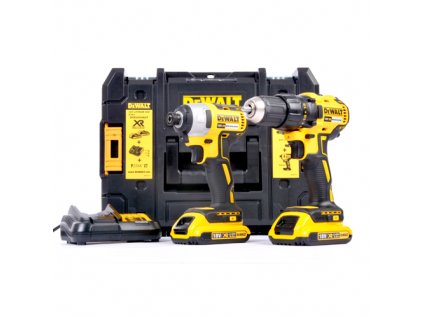 DCK2059D2T DeWALT 18V AKU sada vrtačka + utahovák DCD777 + DCF787