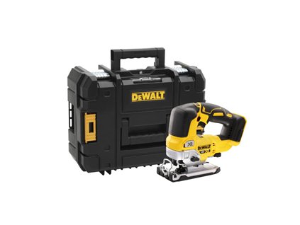 DCS334NT DeWALT AKU bezuhlíková přímočará pila XR 18V Li-Ion bez akumulátorů v kufru TSTAK