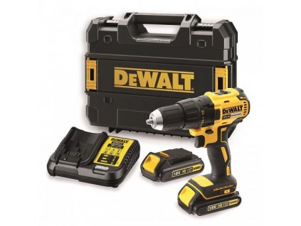 DeWALT DCD776D2T Aku příklepová vrtačka / šroubovák 18V XR Li-Ion 2x2,0Ah v kufru TSTAK