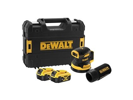 DeWALT DCW210P2 AKU excentrická bruska 18V 2x 5,0Ah Li-Ion v kufru TSTAK
