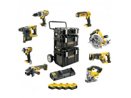 DeWALT DCK854P4 AKU kombinovaná sada 18V XR 4x 5,0Ah Li-Ion