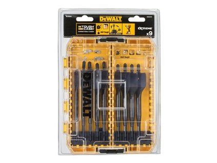DT70751 DeWALT 9-dílná sada plochých vrtáků do dřeva